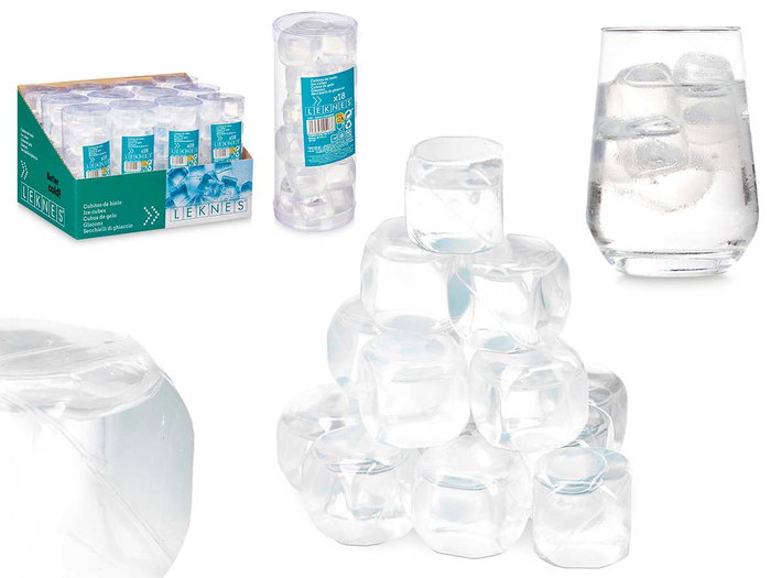 LEKNES Set 18 Cubitos Transparentes LEKNES Set 18 Cubitos Transparentes