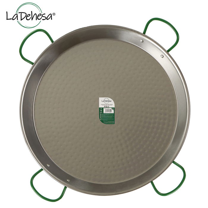 La Dehesa Paellera Pulida 80 cm 40 Raciones Apta para Gas y Leña