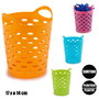 Arte Regal Cesta Redonda Multiusos Plástico 14x14x0.2 cm (Set de 48)