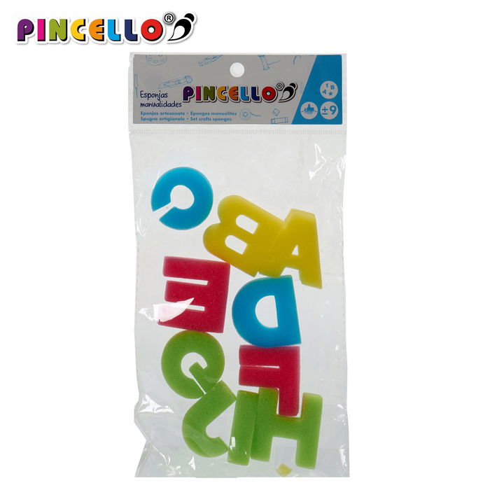 Pincello Juego Esponjas Manualidades Surtidos 2 x 28 x 14 cm (Set de 36)