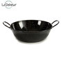 La Dehesa Sartén Honda Esmaltada Negra con Asas 32 cm (Set de 6)