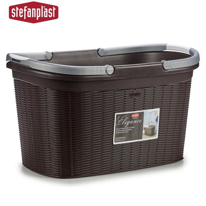Stefanplast Cesto de Ropa con Asas Elegance Surtido de Colores Stefanplast Cesto de Ropa con Asas Elegance Surtido de Colores