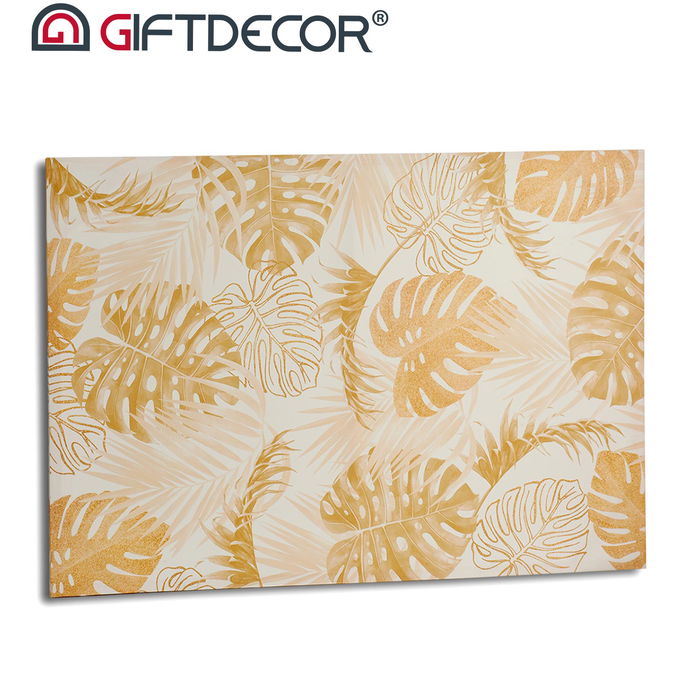 Giftdecor Lienzo 80x120 cm Hoja Natural Surtidos (Set de 4) Giftdecor Lienzo 80x120 cm Hoja Natural Surtidos (Set de 4)