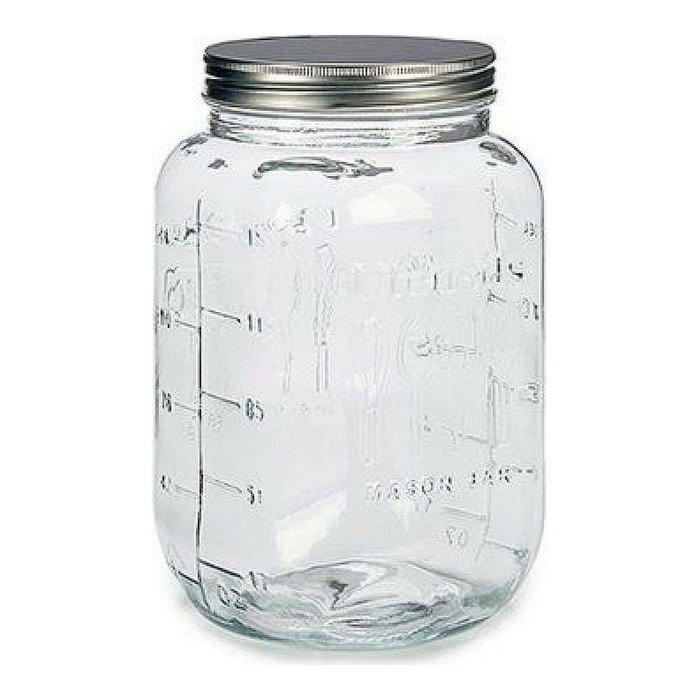 Vivalto Tarro Multiusos de Cristal con Tapa de Acero 5L (Pack de 6) Vivalto Tarro Multiusos de Cristal con Tapa de Acero 5L (Pack de 6)