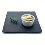Kinvara Pizarra Aperitivo Cuadrada 30x30 cm Negro