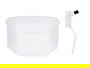 Berilo Porta Dentadura Postiza con Cepillo Blanco 17.5 x 6.5 x 17 cm (Set de 36)