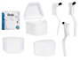 Berilo Porta Dentadura Postiza con Cepillo Blanco 17.5 x 6.5 x 17 cm (Set de 36)