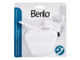 Berilo Porta Dentadura Postiza con Cepillo Blanco 17.5 x 6.5 x 17 cm (Set de 36)
