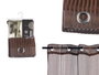 Cortina Giftdecor 140x260 cm Brillo Marron 6 Ollaos (Set de 6)