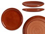 La Dehesa Plato Grueso Churrasco Barro Refractario Miel Diam 30 cm (Set de 6)