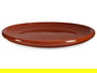 La Dehesa Plato Grueso Churrasco Barro Refractario Miel Diam 30 cm (Set de 6)