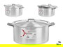 Kinvara Cacerola de Aluminio 36 cm 18 L apta para Horno y Lavavajillas (Set de 3)