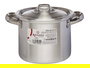 Kinvara Olla de Aluminio 14 cm 1.5 L, apta para gas y horno, color plata (Set de 6)