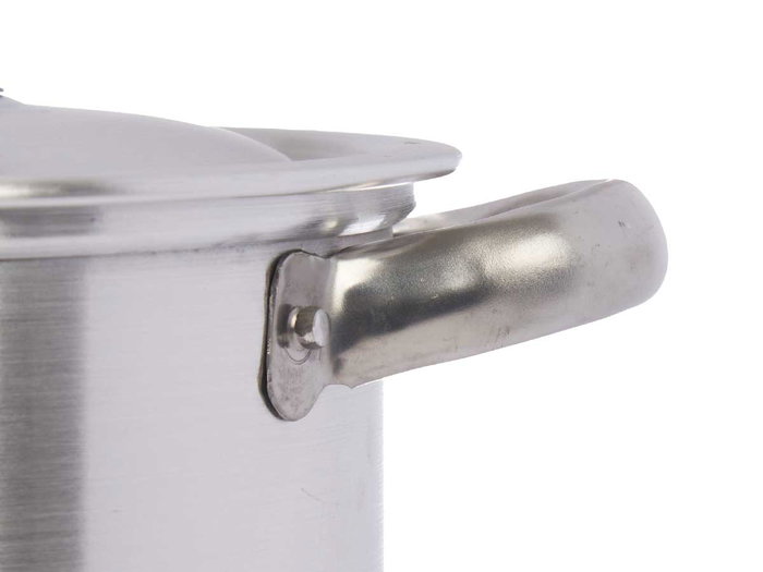 Kinvara Olla de Aluminio de 18 cm y 3 L, Plata (Set de 6)