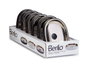 Berilo Jabonera Plateada Negra 13x2.5x9.5cm Plástico (Set de 12)