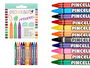 Pincello Cera Crayon 24Pcs Surtido 24 Colores 10 x 11 x 1.5 cm (Set de 72)