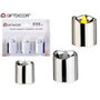 GIFTDECOR Set 3 Velas LED Taco Plata