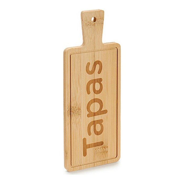 Kinvara Tabla Rectangular de Bambú y Pizarra para Tapas