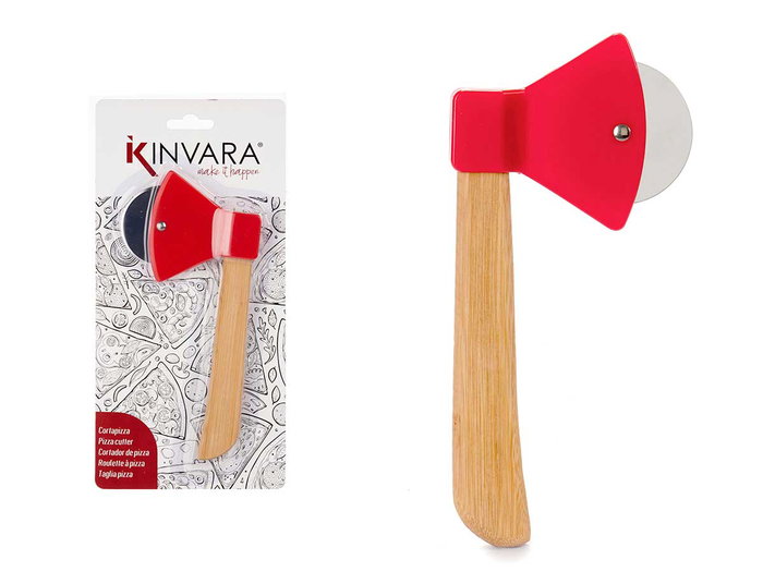 Kinvara Corta Pizza Bambú Hacha 14 x 29 x 2.5 cm Acero Inoxidable Madera Bambú Polipropileno (Set de 36) Kinvara Corta Pizza Bambú Hacha 14 x 29 x 2.5 cm Acero Inoxidable Madera Bambú Polipropileno (Set de 36)