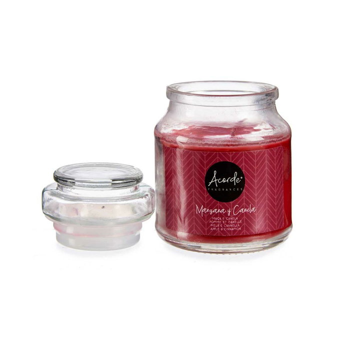 Acorde Vela Tapa Vidrio Manzana Canela