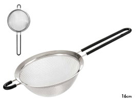 Kinvara Colador de 16 cm de diámetro en acero con silicona S2 C