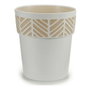 Stefanplast Maceta Orfeo Blanca-Beige con Reserva de Agua 30 cm