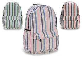 Pincello Mochila Rayas Verticales Surtidos 31 x 45 x 13 cm (Set de 12)