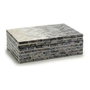 Giftdecor Set de 4 Cajas Rectangulares Nácar Gris Degradado 25x15.2x7.2 cm