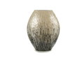 GIFTDECOR Jarrón Ancho Nácar Gris Degradado 38cm