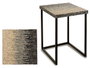 Giftdecor Mesa Cuadrada Nácar Gris Degradado 47cm