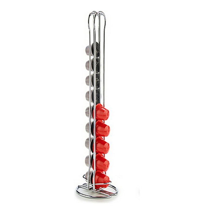 Kinvara Portacápsulas Doble Inox 20 Cápsulas Café Pequeño Kinvara Portacápsulas Doble Inox 20 Cápsulas Café Pequeño