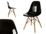 GIFTDECOR Silla Negra Kirk 53 cm x 82 cm x 47 cm (Set de 4)