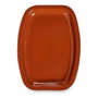 LA DEHESA Bandeja Plana Rectangular de Barro Refractario Miel de 6 Unidades
