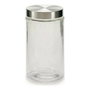Vivalto Bote de Cristal Redondo 1L con Tapa de Acero