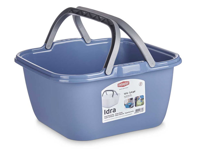 Stefanplast Cesta Plastico Cuadrada 13L Con Asas Surtidos 36x36.5x18cm (Set de 48) Stefanplast Cesta Plastico Cuadrada 13L Con Asas Surtidos 36x36.5x18cm (Set de 48)