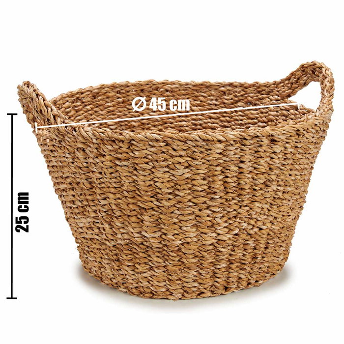 Giftdecor Cesto Asa Redondo GRD 18L Marrón