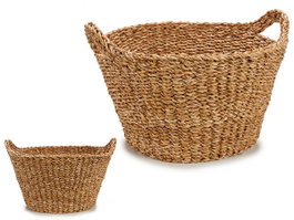 Giftdecor Cesto Asa Redondo GRD 18L Marrón