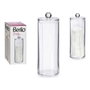 BERILO Organizador Alto Discos Algodón Transparente (Pack de 12)