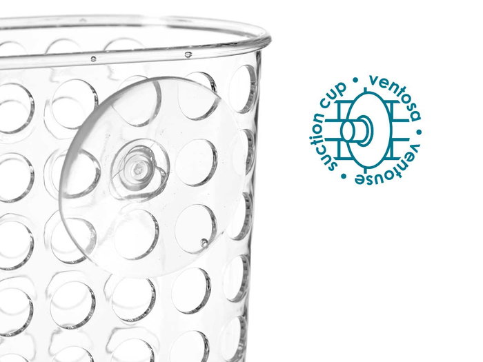 Berilo Portagel Grande Transparente con Ventosa 19 x 12 x 9 cm Plástico (Set de 24) Berilo Portagel Grande Transparente con Ventosa 19 x 12 x 9 cm Plástico (Set de 24)