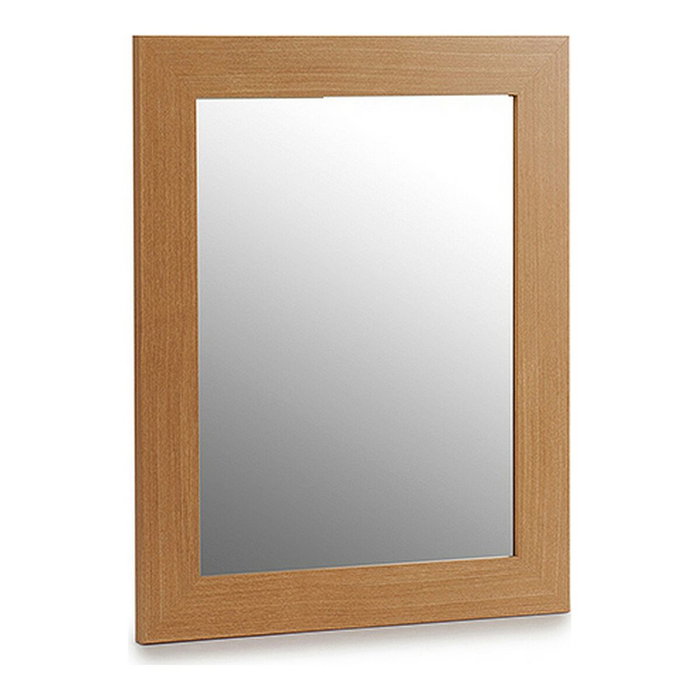Giftdecor Espejo de pared 38x48 Marco Marrón Natural