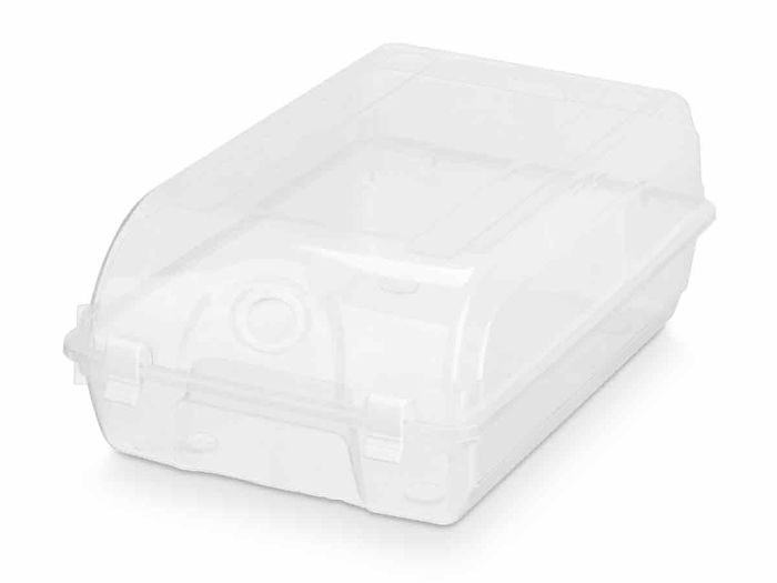 Kipit Caja Organizador Zapatos Caballero 21x13x37cm Transparente (Set de 12)