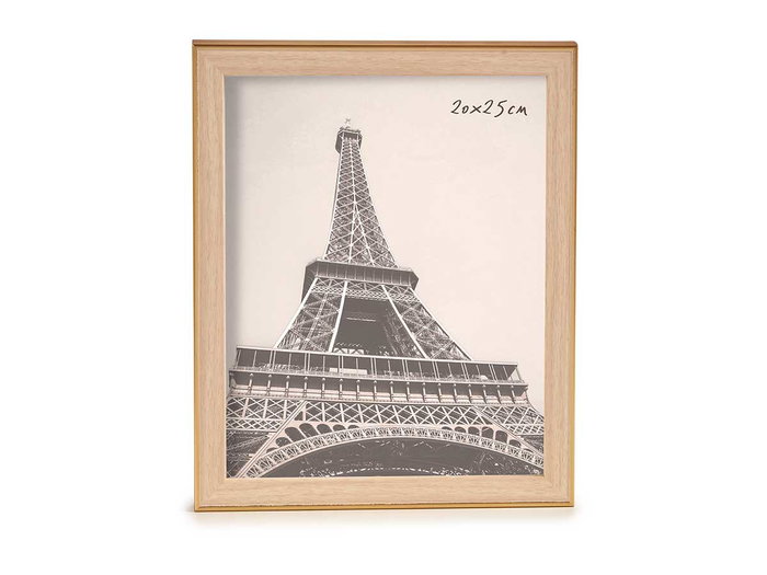 Giftdecor Portafoto Oro Color Madera 20x25 cm (Set de 24)