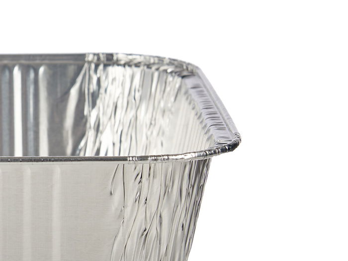 Kinvara Set 6 Bandejas Aluminio Cuadrada 20x20x6 cm Apto Horno (Set de 24)