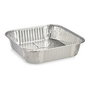 Kinvara Set 6 Bandejas Aluminio Cuadrada Plata
