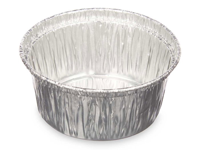 Kinvara Set 10 Moldes Flan Aluminio Redondo 8.5x8.5x4 cm (Set de 24)