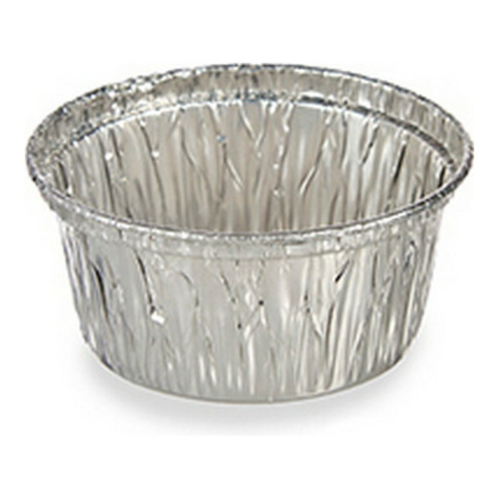 Kinvara Set de 10 Moldes para Flan Aluminio Redondo