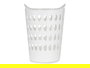 Kipit Cesto de Plástico Blanco 50 L con Asas 44 x 56.5 x 42 cm (Set de 12)