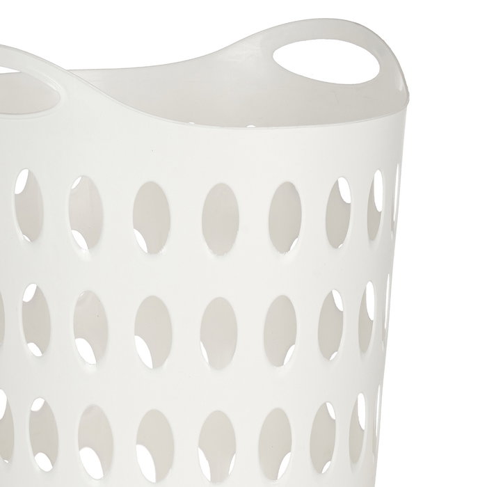Kipit Cesto de Plástico Blanco 50 L con Asas 44 x 56.5 x 42 cm (Set de 12) Kipit Cesto de Plástico Blanco 50 L con Asas 44 x 56.5 x 42 cm (Set de 12)