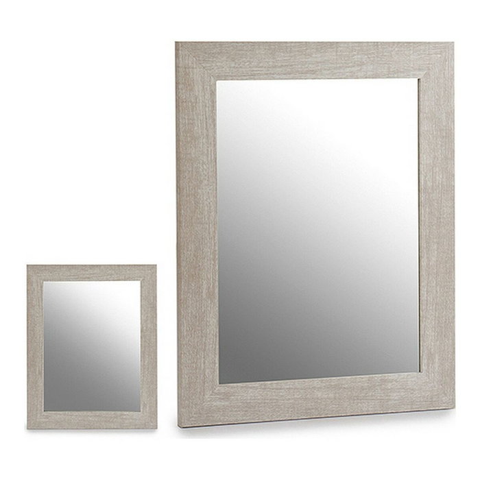 GIFTDECOR Espejo 38x48 Marco Gris Natural (Pack de 6) GIFTDECOR Espejo 38x48 Marco Gris Natural (Pack de 6)