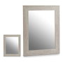 GIFTDECOR Espejo 38x48 Marco Gris Natural (Pack de 6)